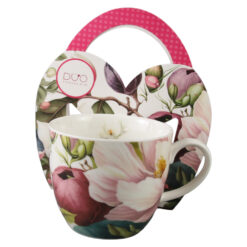 Cana portelan 460 ml "Magnolie" in ambalaj decorativ