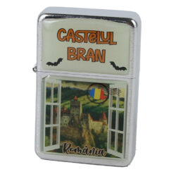 Bricheta metalica "Romania", Castelul Bran, 4x6 CM