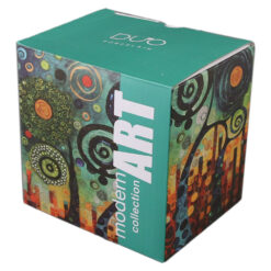 Alternative view of Cana portelan cu infuzor metalic si capac 450 ml, "Modern Twisted Tree", Modern Art