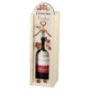 Cutie din lemn cu sticla de vin 187 ml "Cel mai bun Frate" 7 x 24 cm