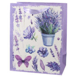Punga cadou din hartie 18x23 cm, Lavanda mov