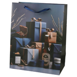 Punga cadou din hartie 18x23 cm, Elegant, pentru barbati