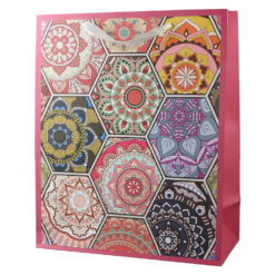 Punga cadou din hartie 26x32 cm, Mandala