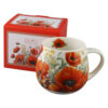 Cana din portelan 430 ml "Poppies" in cutie decorativa