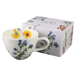Cana din portelan 350 ml, "The colors of nature", in cutie decorativa