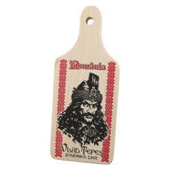 Tocator decorativ "Romania / Vlad Tepes - Strajerul Legii" 9.5 x 23 cm
