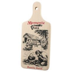 Tocator decorativ "Momente din viata Familie dacica" 12 x 28 cm