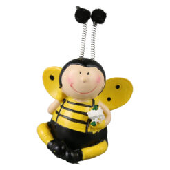 Figurina Buburuza galbena din rasina 6.5 x 11 cm