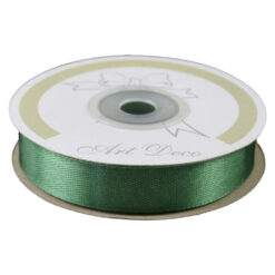 Rola panglica satin Verde 15 mm x 25 m, Art Deco