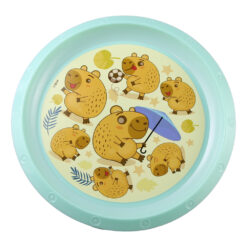 Farfurie intinsa din plastic, Capibara, 21 cm