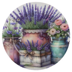 Tava servire din plastic 33 cm, lavanda