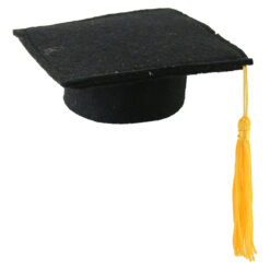 Toca decorativa absolvire 8 x 8 cm, din pasla