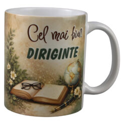 Cana din ceramica "Cel mai bun Diriginte" 330 ml, domn