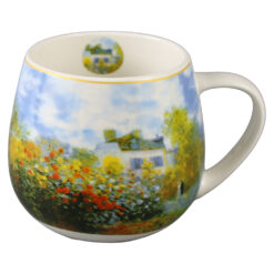 Alternative view of Cana din portelan 430 ml "The Garden at Argenteuil" de Claude Monet, in cutie decorativa