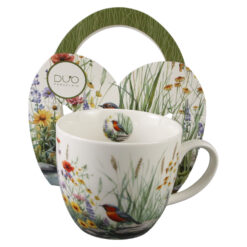 Cana portelan 460 ml "July" in ambalaj decorativ