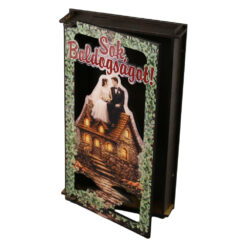 Alternative view of Caseta cadou din lemn pentru bani "Sok Boldogsagot!" 17.5 x 10 cm