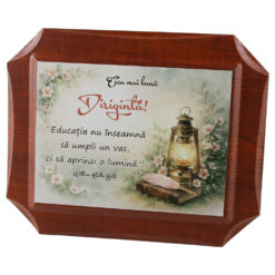 Placheta din lemn "Cea mai buna Diriginta..." 27 x 22 cm