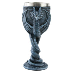 Alternative view of Pocal din metal si rasina Dragon 8 x 18 cm