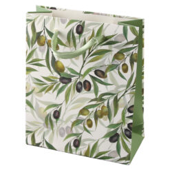 Punga cadou din hartie 11 x 14 cm, Olives