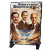 Placa ardezie "Au dat Romaniei aripi - Traian Vuia / Aurel Vlaicu / Henri Coanda" 14 x 19 cm