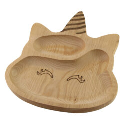 Platou din lemn cu 2 compartimente Unicorn 21 x 24 cm