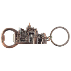 Alternative view of Breloc din metal cu desfacator sticle 10 CM, Castele din Romania