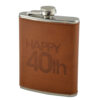 Plosca metalica "Happy 40th" 240 ml