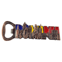Alternative view of Desfacator sticle din metal cu magnet Romania 10 CM