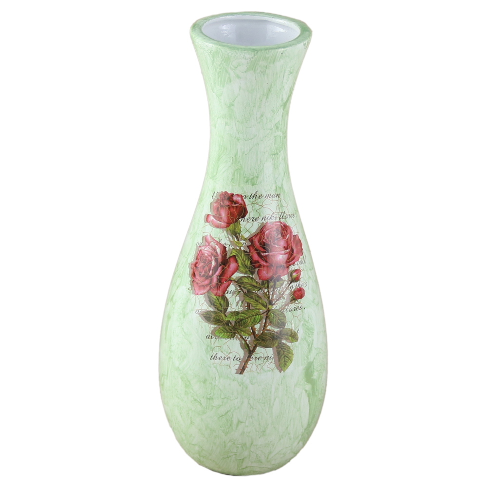 Vaza din ceramica Rose Pastel 9x25 CM - Model 2