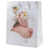 Punga cadou din hartie 18x23 CM - Picioruse de bebelus