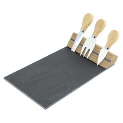 Set servire branzeturi cu 3 cutite, tava cu magnet, 30x15 CM, Excellent Houseware