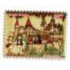 Magnet din ceramica "Romania" 8x6 CM, Castele