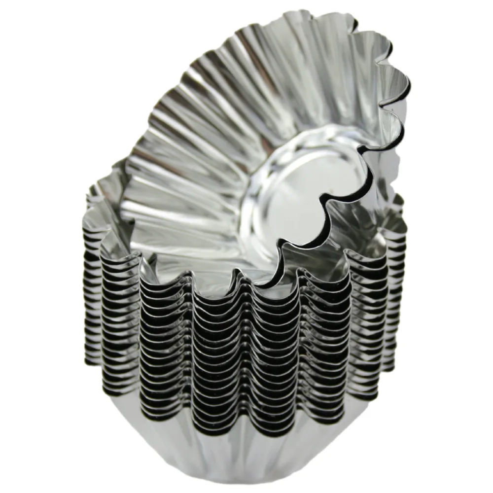 Set 20 forme tip cosulet pentru prajituri/mini tarte - 7 cm