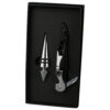 Set 2 accesorii pentru vin, Tirbuson cu dop