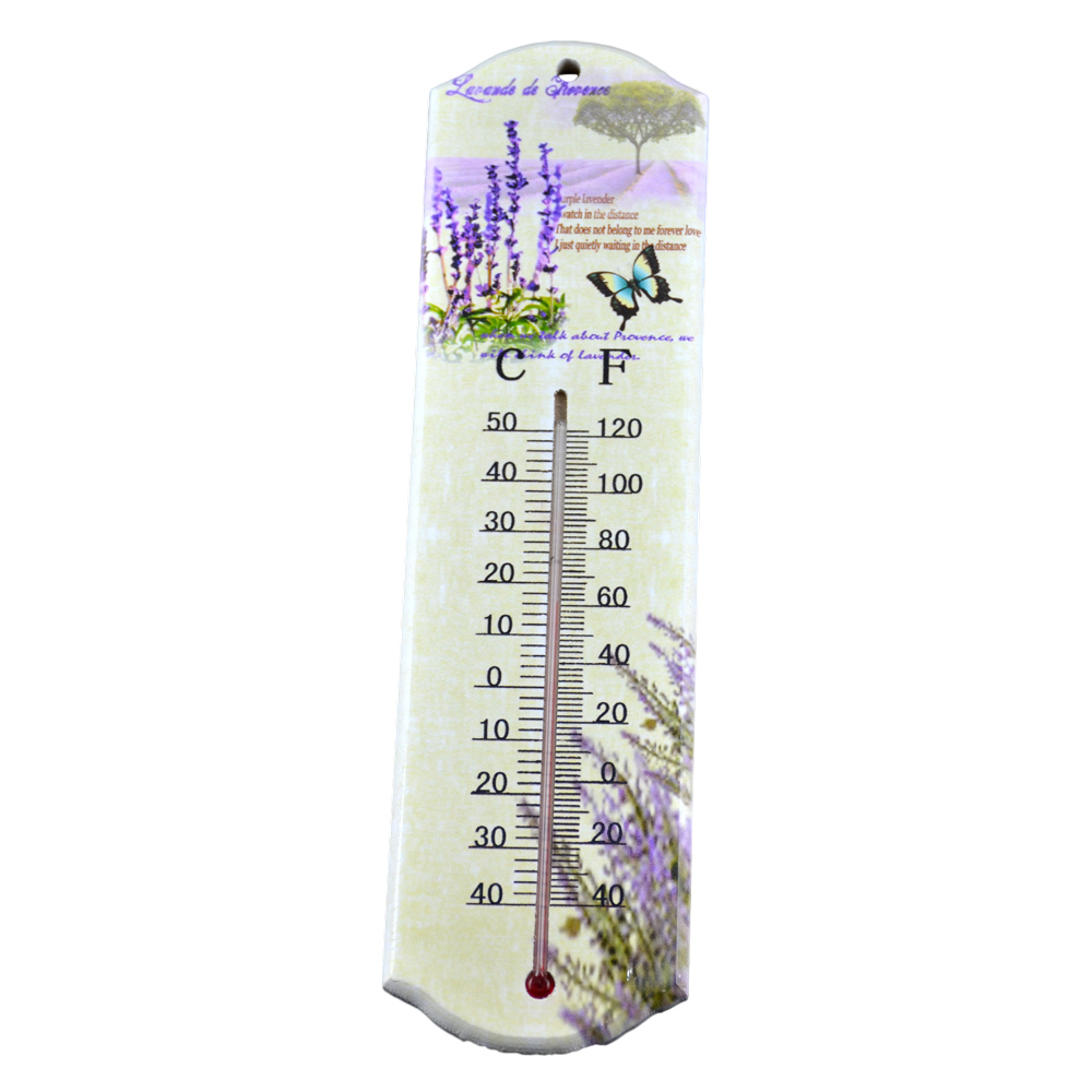 Termometru realizat din lemn - Lavanda Casuta - Diferite modele - imagine 2