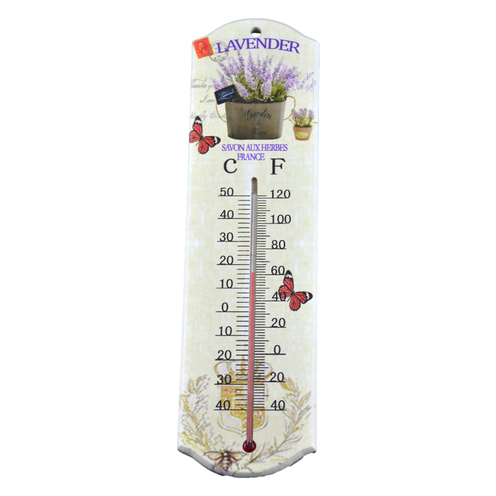 Termometru realizat din lemn - Lavanda Casuta - Diferite modele - imagine 3