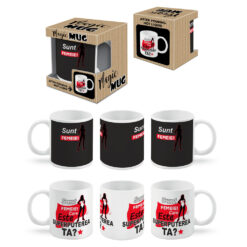 Cana termosensibila 300 ml "Sunt femeie..." - Magic Mug