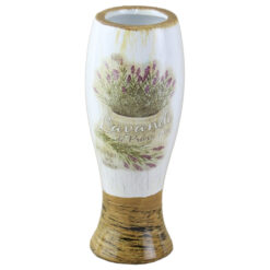 Vaza din ceramica Lavande de Provence 7x20 CM - Model 3