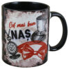 Cana ceramica "Cel mai bun Nas", 330 ml, Negru