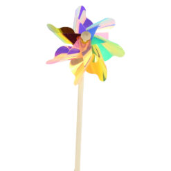 Morisca de vant 14x31 CM, din plastic, Sidefat multicolor