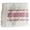 Fata de masa artizanat 160x120 CM Crem/Rosu, 80 % bbc, 20 % acril
