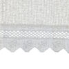 Perdea rustica din bumbac 140 x 180 cm, cu dantela florala