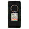 Breloc personalizat "Father and Son Best Friends for Life", metalic