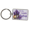 Breloc din metal "Cea mai minunata Prietena" 7 CM, Lavanda