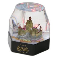Suport pentru creioane "Castelul Bran" 8.5 x 8 cm muzical cu LED