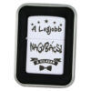 Bricheta metalica "A legjobb Nagybacsi a vilagon", 3.5x5 CM, Alb