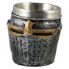 Pahar shot din metal si rasina Cavaler 5x6 CM, m.561