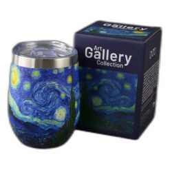 Alternative view of Cana termos 330 ml "Starry Night" de V. van Gogh, in cutie decorativa