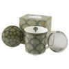 Cana portelan cu infuzor metalic si capac 450 ml, "Verdigo" in cutie decorativa, Geometric