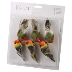 Alternative view of Set 6 pasari decorative cu clema 9 cm
